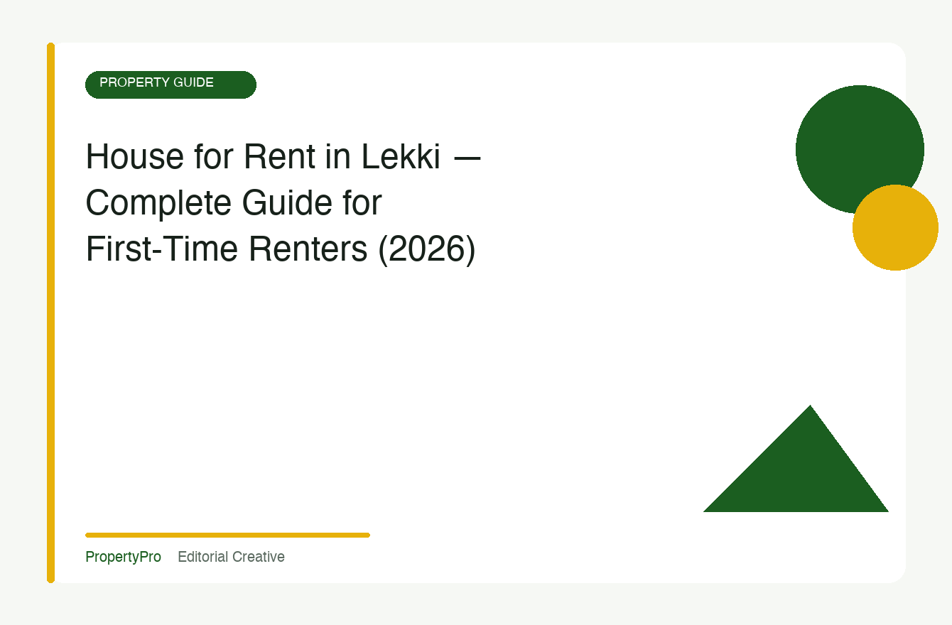 House for Rent in Lekki (2026): Prices by Area, Rental Costs & Complete First-Time Renter’s Guide